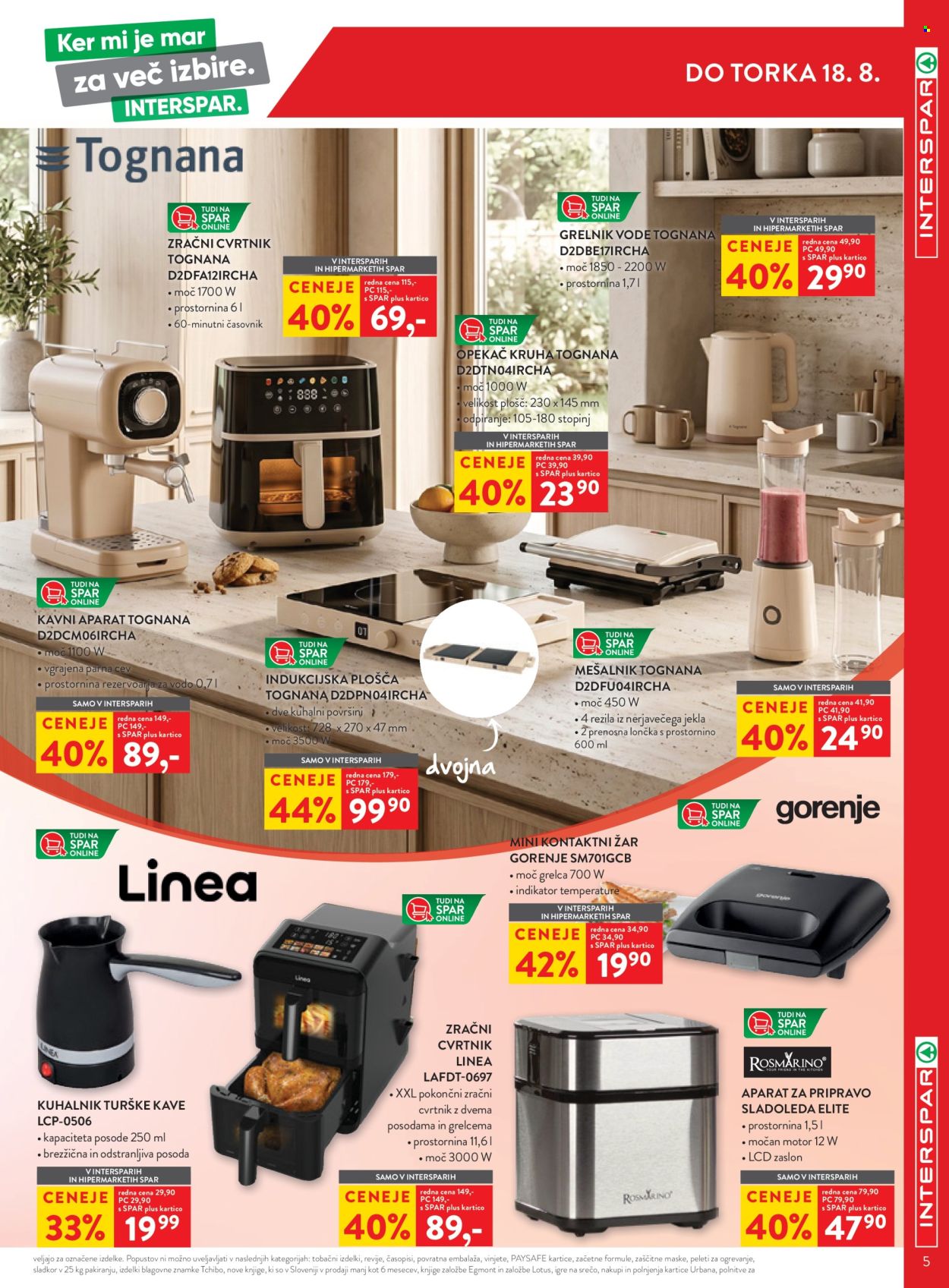 INTERSPAR katalog - 5.8.2026 - 18.8.2026. Stran 5