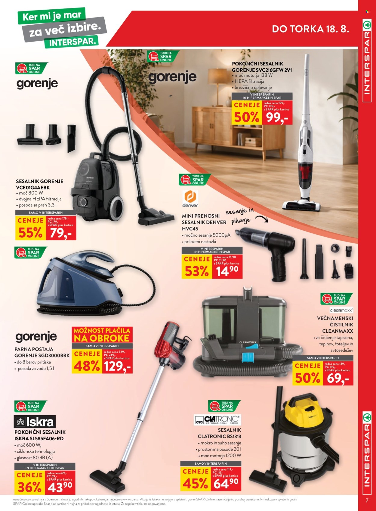 INTERSPAR katalog - 5.8.2026 - 18.8.2026. Stran 7
