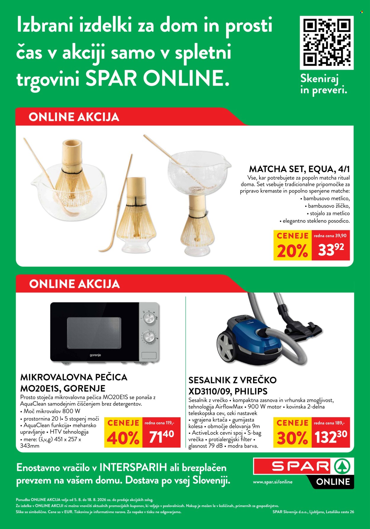 SPAR katalog - 5.8.2026 - 18.8.2026. Stran 1