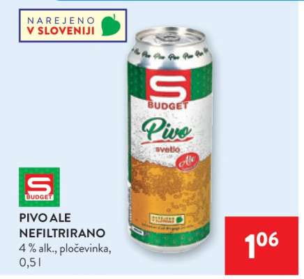 Pivo Ale Nefiltrirano
