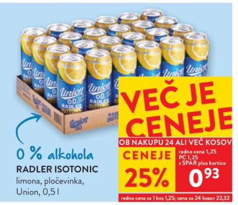 Radler Isotonic Limona