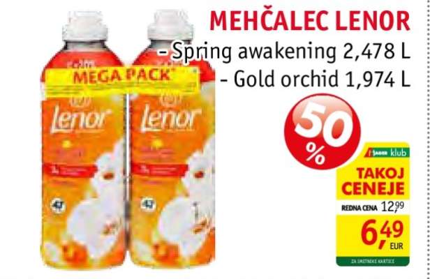 MEHČALEC LENOR