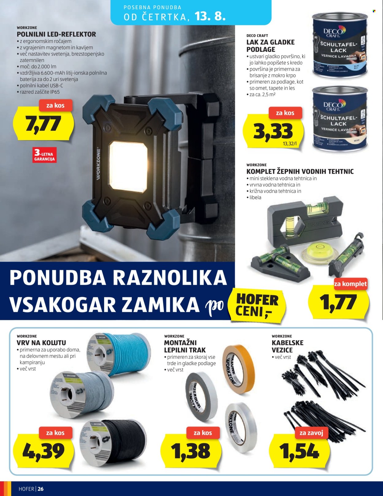 Hofer katalog - 5.8.2026 - 13.8.2026. Stran 26