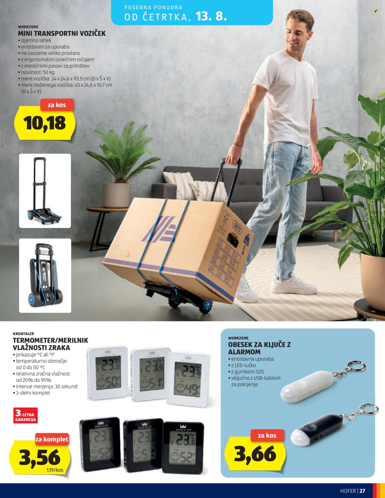 Hofer katalog - 5.8.2026 - 13.8.2026. Stran 27