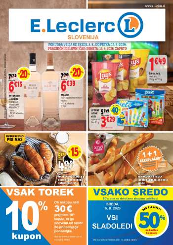 E.Leclerc katalog - 5.8.2026 - 14.8.2026.