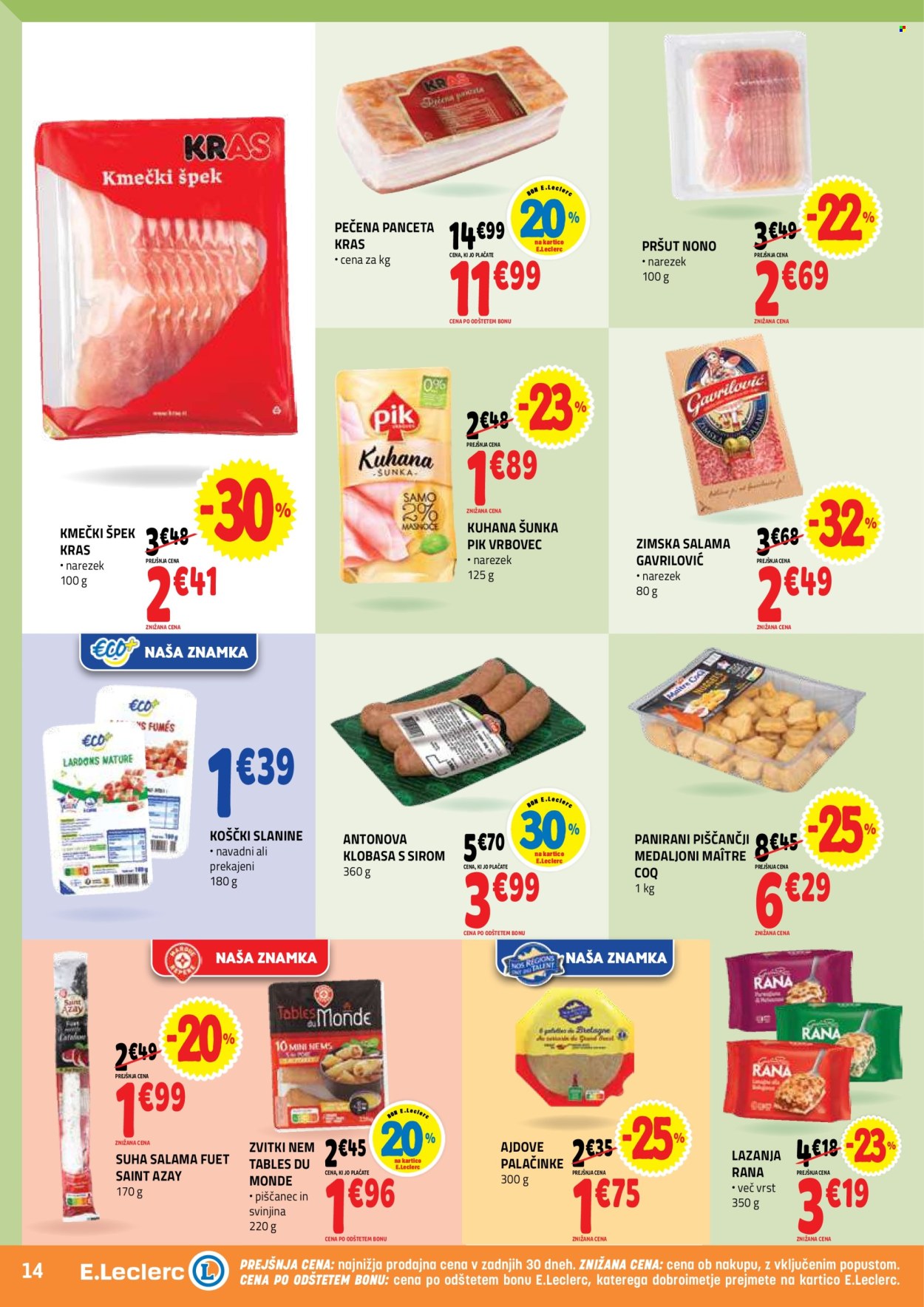 E.Leclerc katalog - 5.8.2026 - 14.8.2026. Stran 14