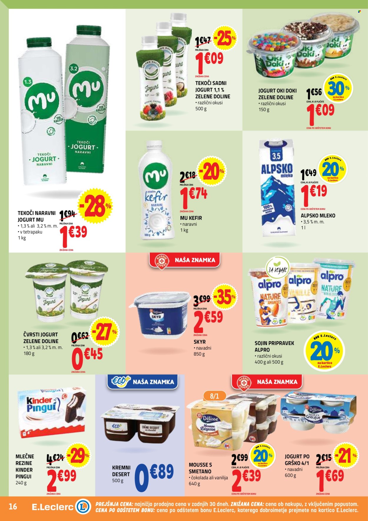 E.Leclerc katalog - 5.8.2026 - 14.8.2026. Stran 16