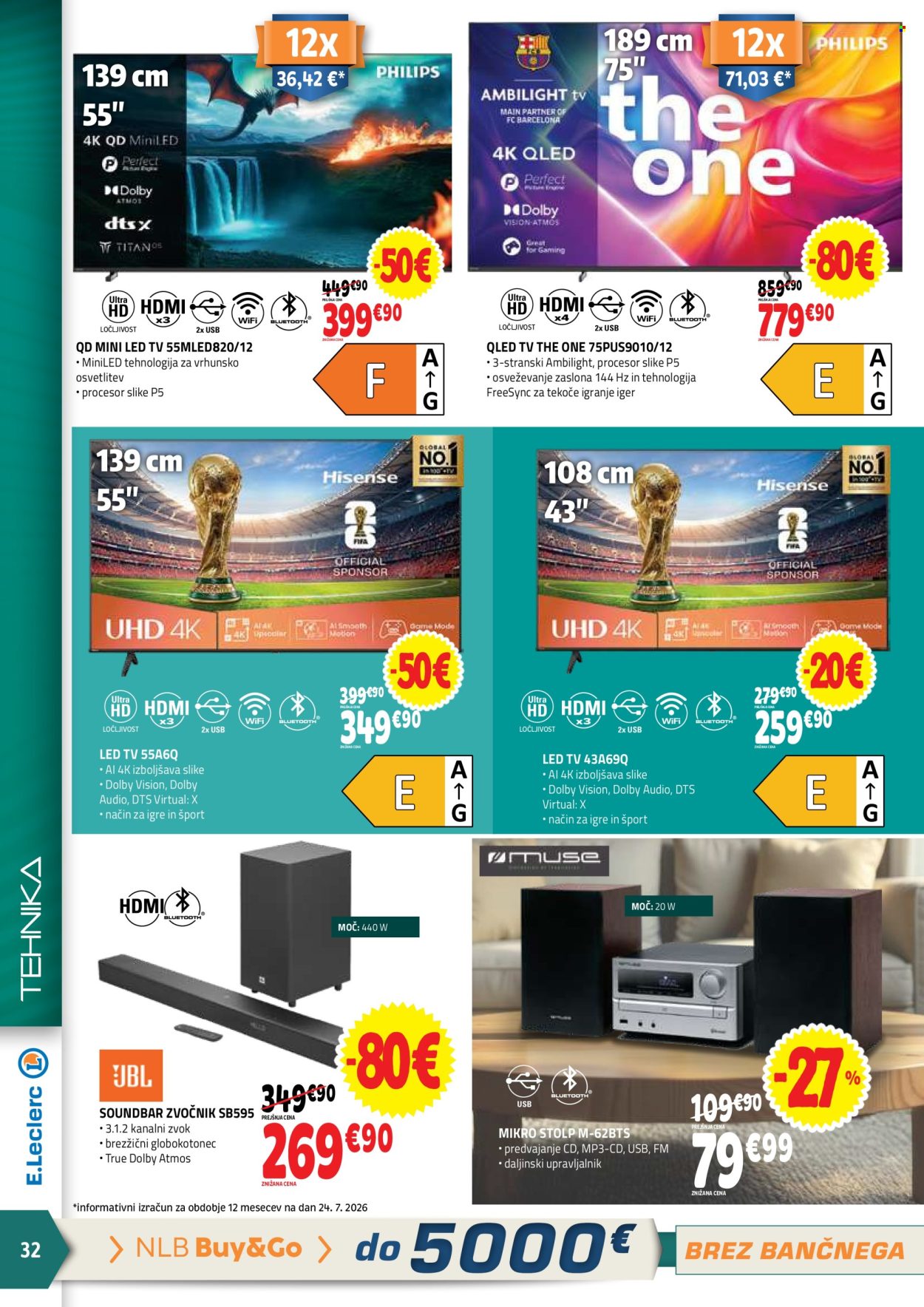 E.Leclerc katalog - 5.8.2026 - 14.8.2026. Stran 32