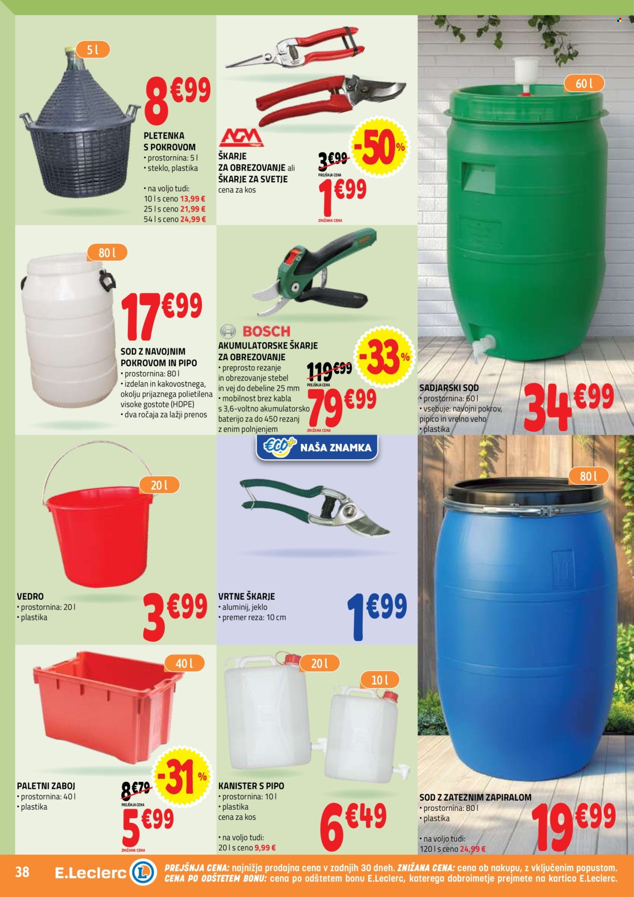 E.Leclerc katalog - 5.8.2026 - 14.8.2026. Stran 38