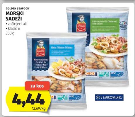 GOLDEN SEAFOOD MORSKI SADEŽI