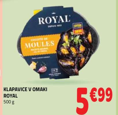 KLAPAVICE V OMAKI ROYAL