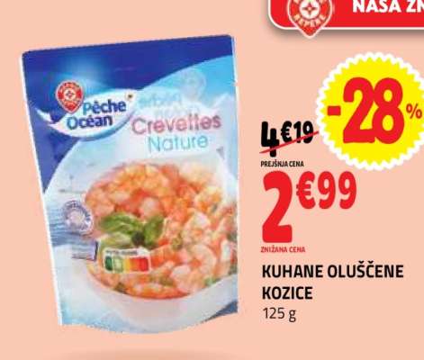 Kuhane oluščene kozice