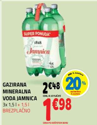 Gazirana mineralna voda Jamnica