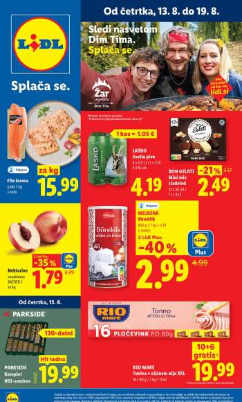 Lidl katalog - 13.8.2026 - 19.8.2026.