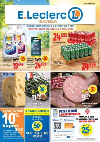 E.Leclerc katalog - 12.8.2026 - 22.8.2026.
