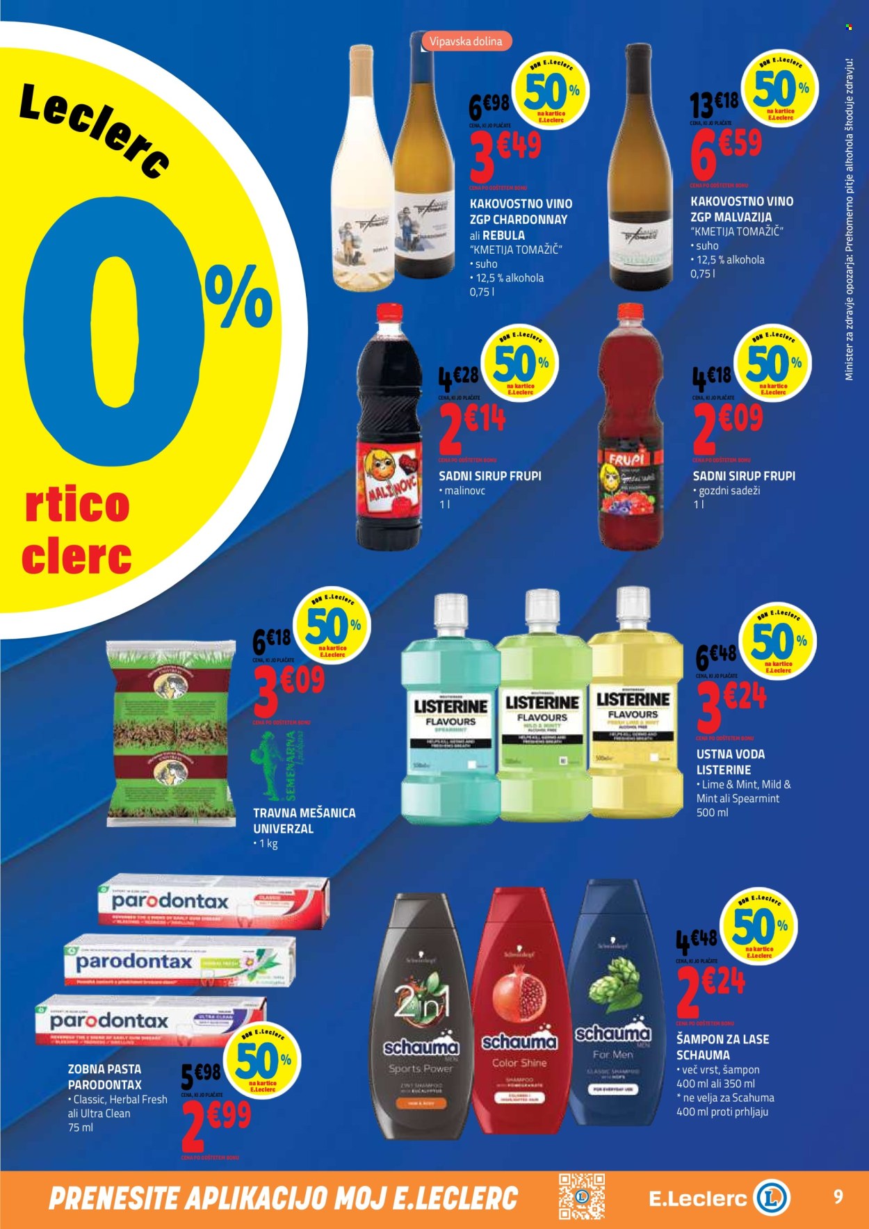 E.Leclerc katalog - 12.8.2026 - 22.8.2026. Stran 9