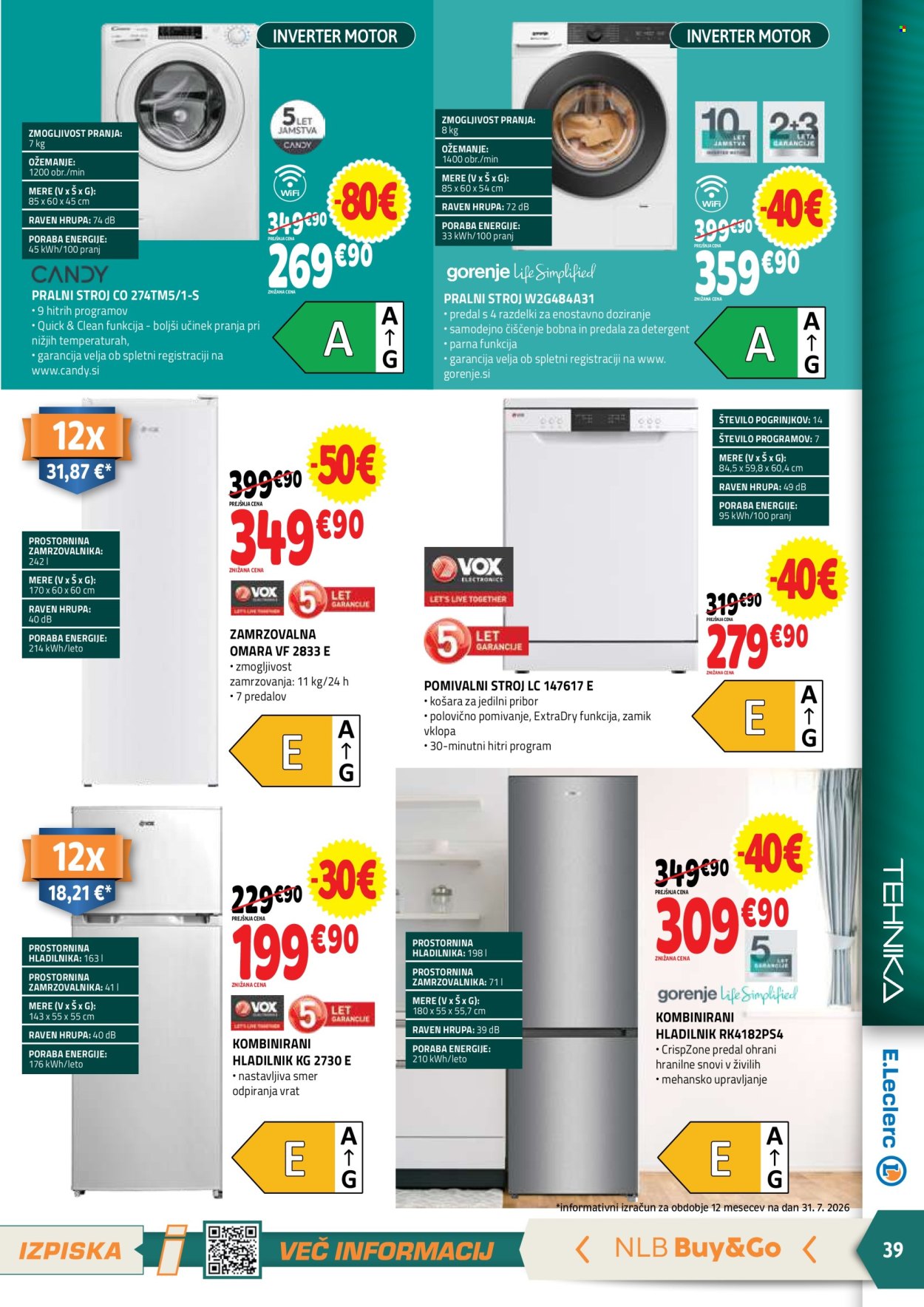 E.Leclerc katalog - 12.8.2026 - 22.8.2026. Stran 39