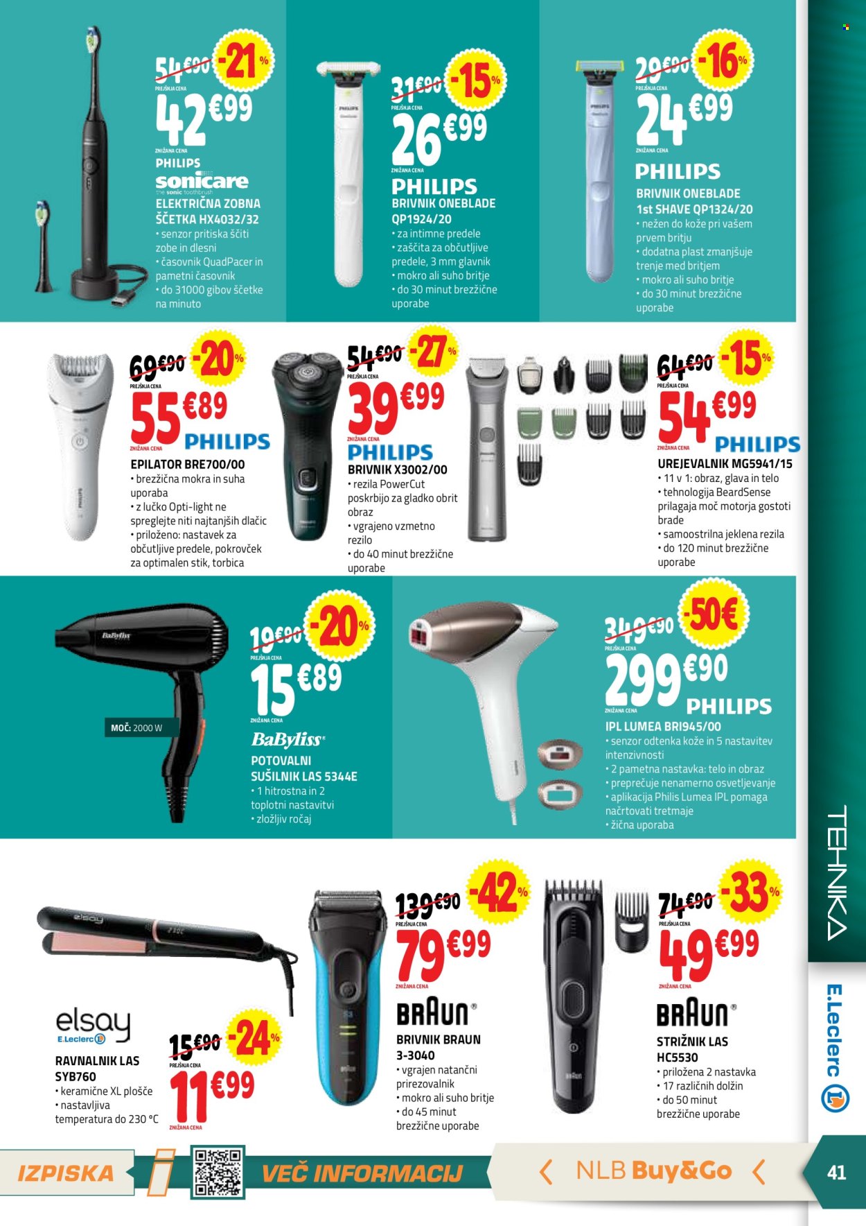 E.Leclerc katalog - 12.8.2026 - 22.8.2026. Stran 41
