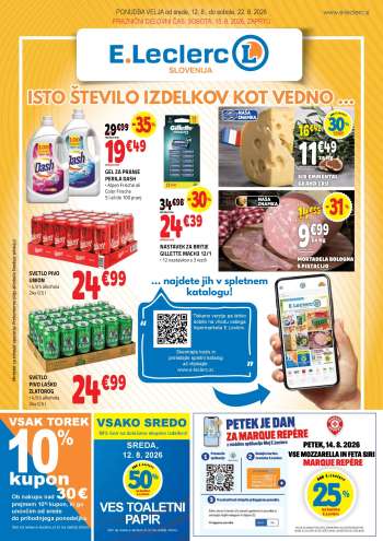 E.Leclerc katalog - 12.8.2026 - 22.8.2026.