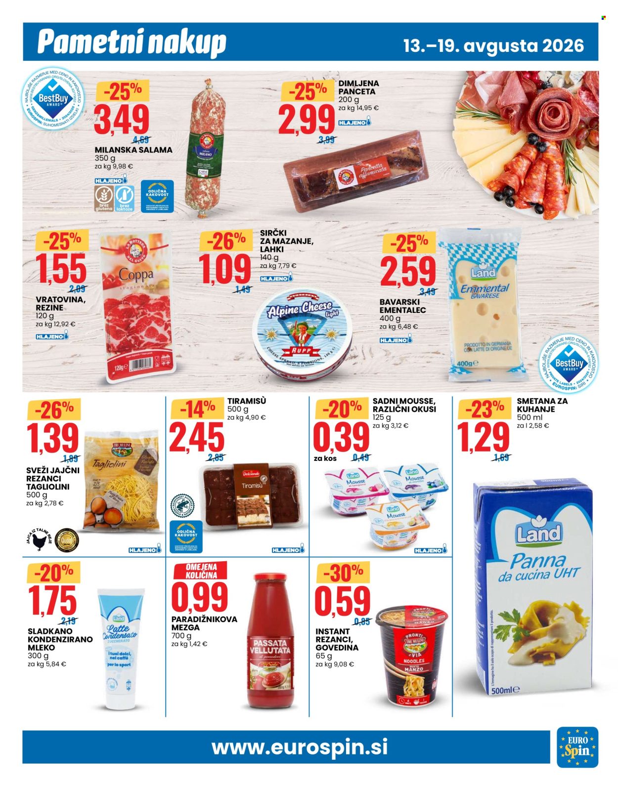 EuroSpin katalog - 13.8.2026 - 19.8.2026. Stran 7