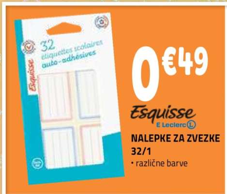 NALEPKE ZA ZVEZKE 32/1