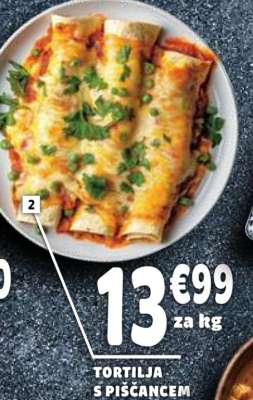 TORTILJA S PIŠČANCEM