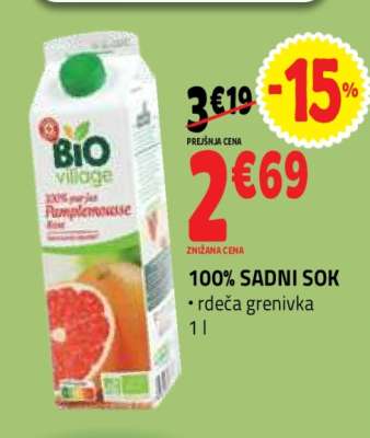 100% SADNI SOK