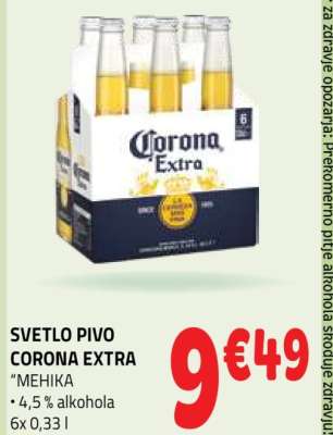 SVETLO PIVO CORONA EXTRA