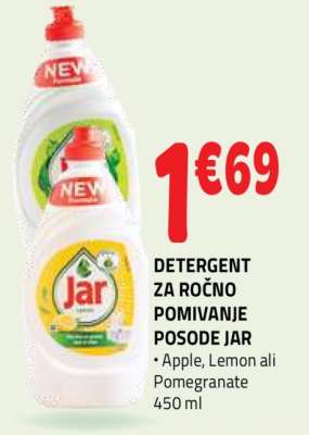 DETERGENT ZA ROČNO POMIVANJE POSODE JAR