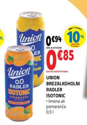 Union Brezalkoholni Radler Isotonic