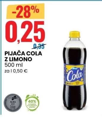 Pijača Cola z Limono