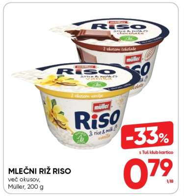MLEČNI RIŽ RISO