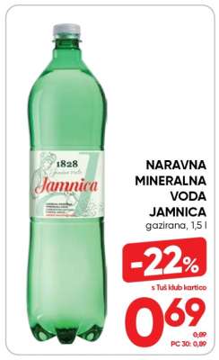NARAVNA MINERALNA VODA JAMNICA