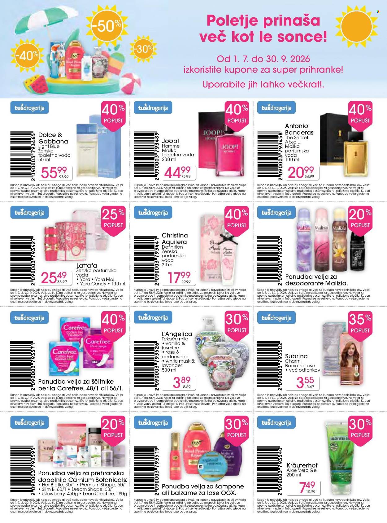 Tuš Drogeria katalog - 12.8.2026 - 29.8.2026. Stran 8