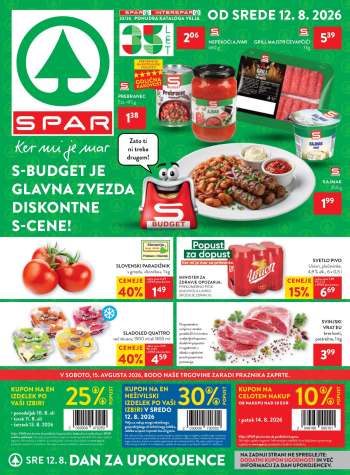 SPAR katalog - 12.8.2026 - 18.8.2026.