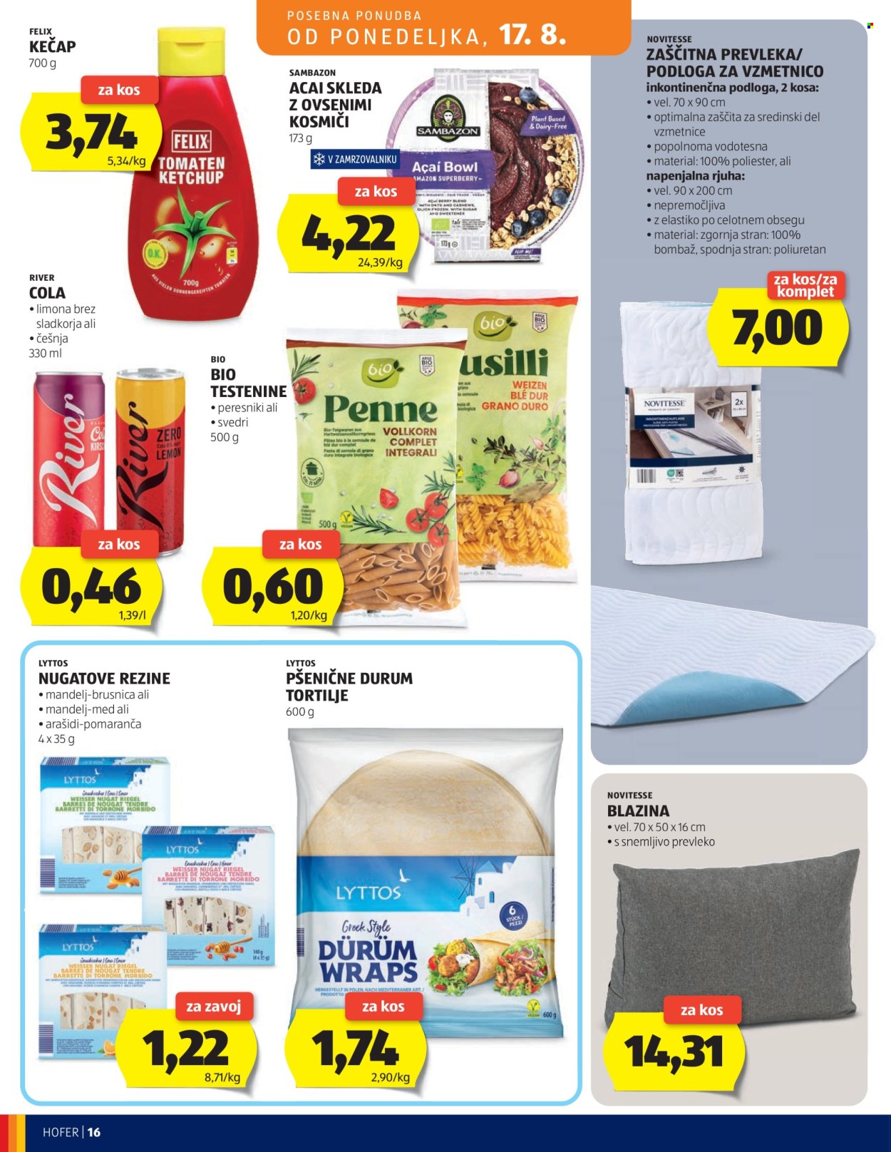 Hofer katalog - 12.8.2026 - 20.8.2026. Stran 16