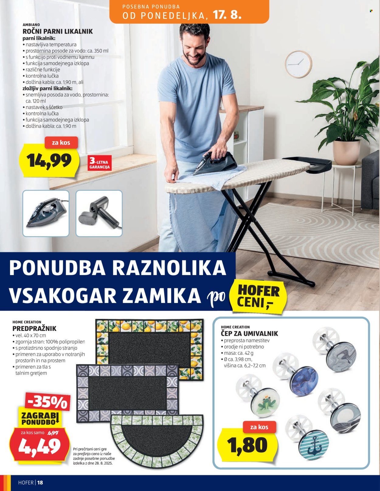 Hofer katalog - 12.8.2026 - 20.8.2026. Stran 18