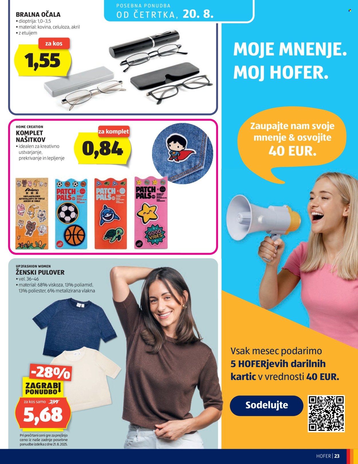Hofer katalog - 12.8.2026 - 20.8.2026. Stran 23