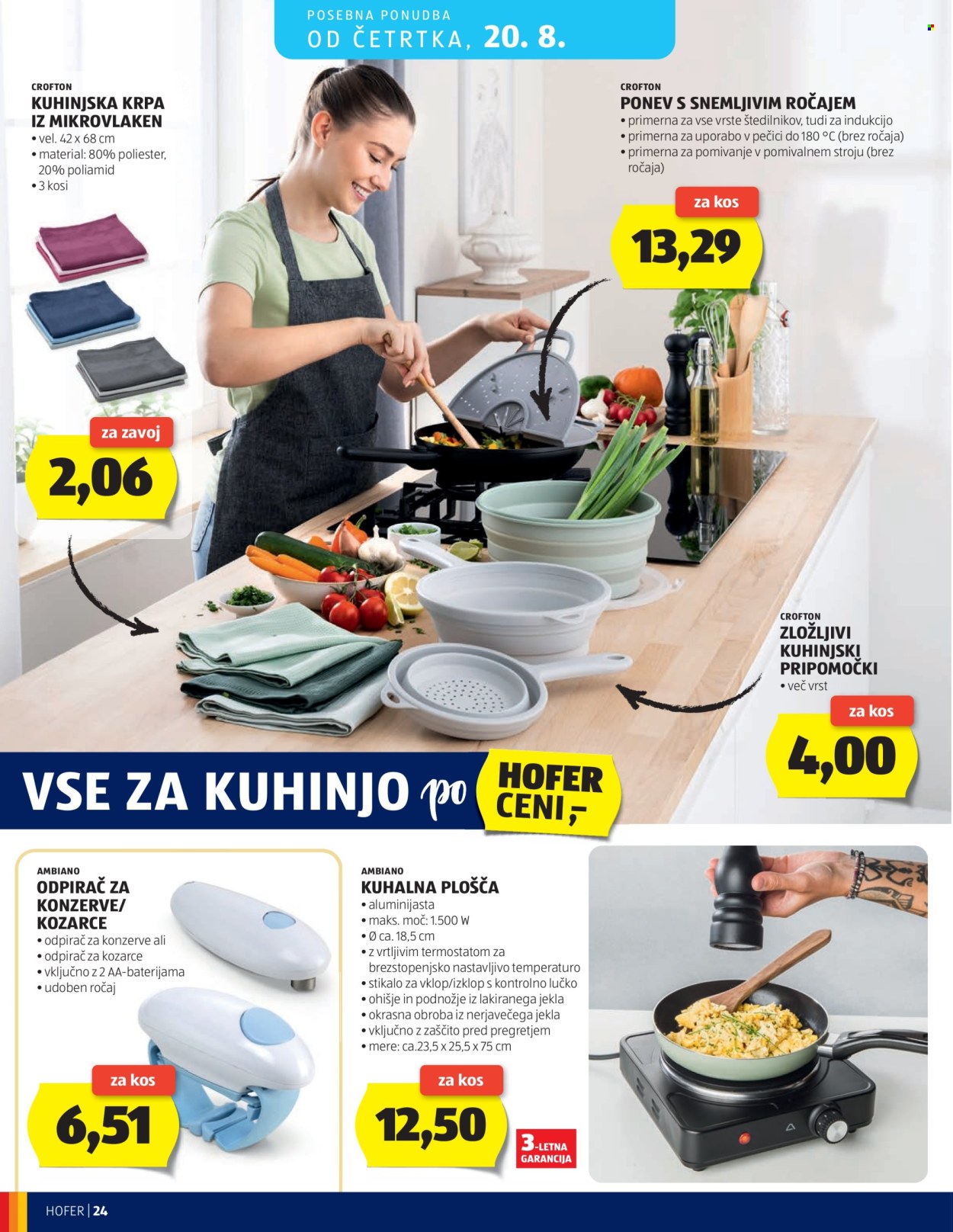 Hofer katalog - 12.8.2026 - 20.8.2026. Stran 24