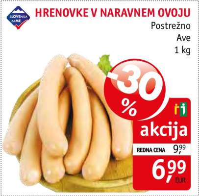 HRENOVKE V NARAVNEM OVOJU