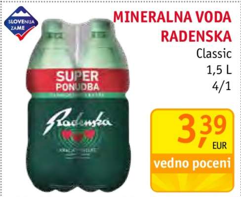 MINERALNA VODA RADENSKA