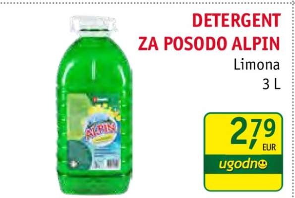 Detergent za posodo Alpin Limona