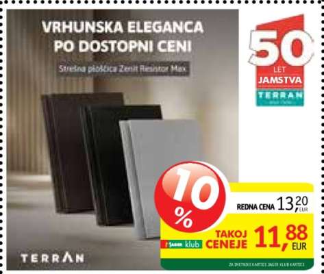 Strešna ploščica Zenit Resistor Max