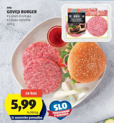 BBQ Goveji Burger