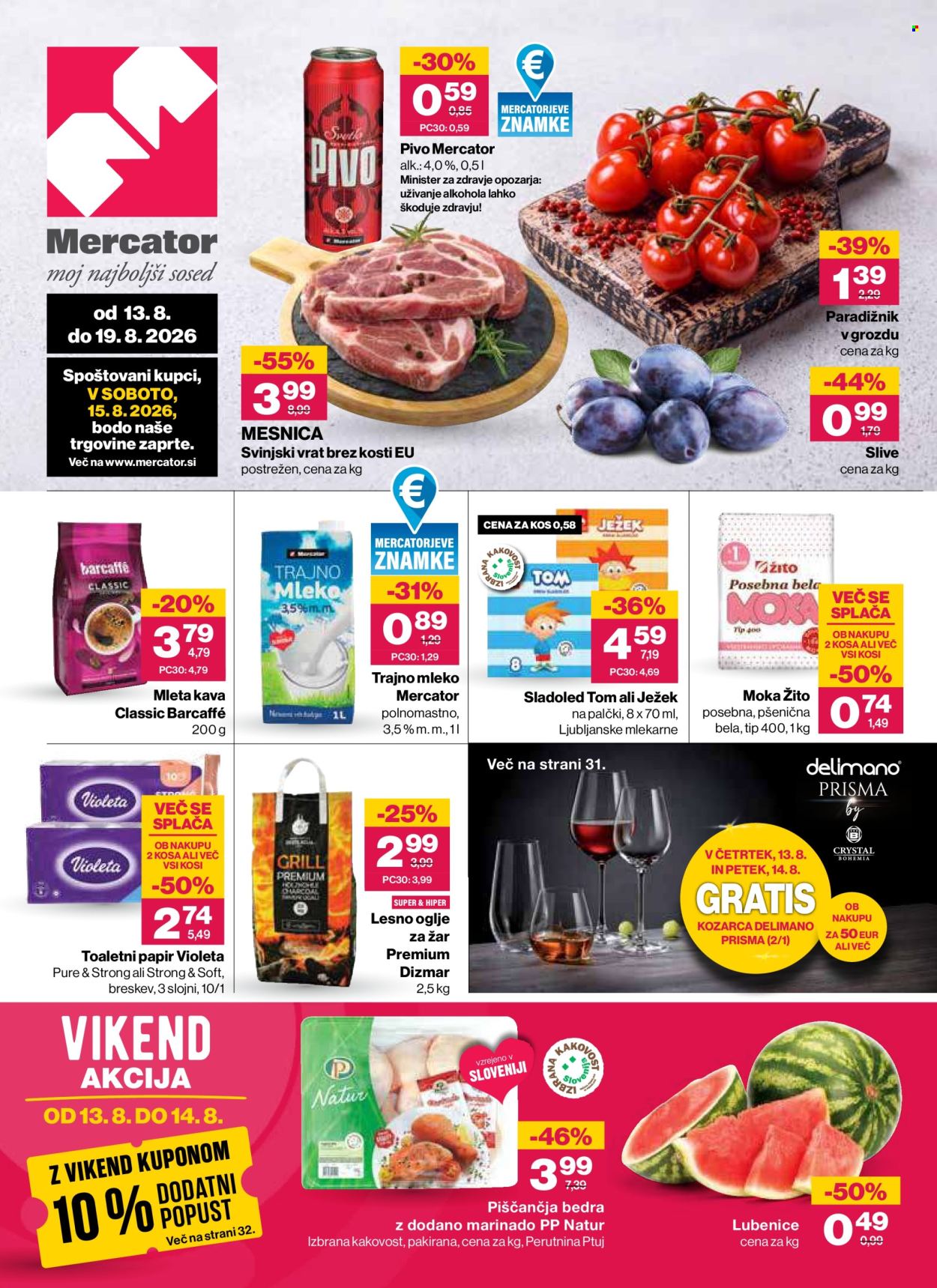 Mercator katalog - 13.8.2026 - 19.8.2026. Stran 1