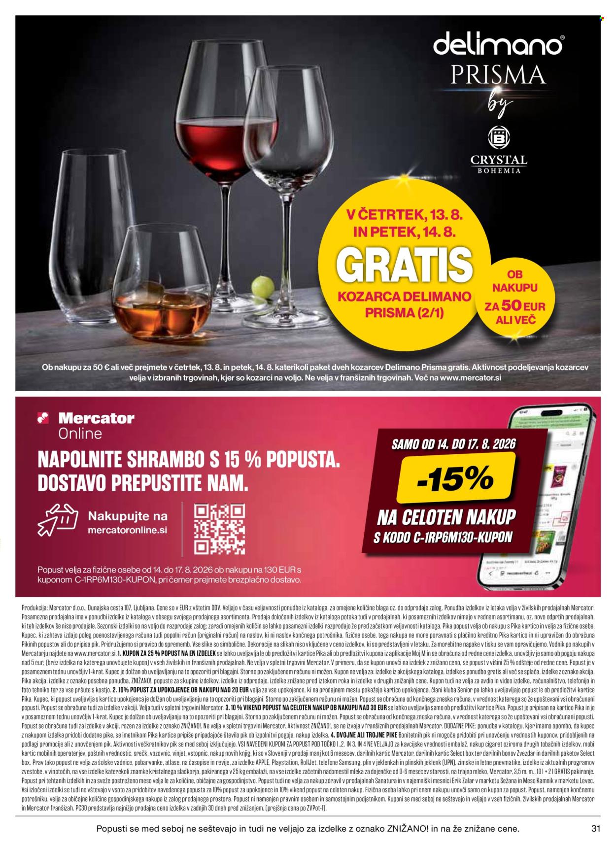 Mercator katalog - 13.8.2026 - 19.8.2026. Stran 31