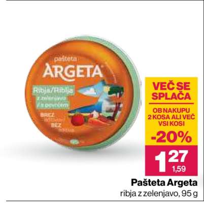 PAŠTETA ARGETA