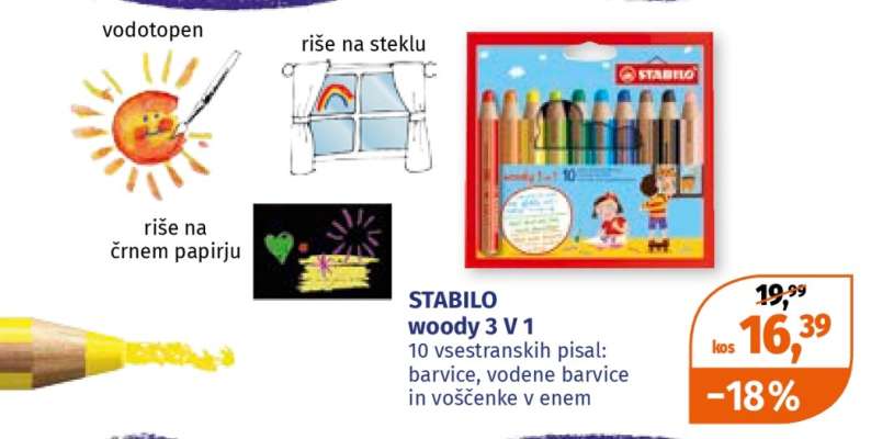 STABILO woody 3 v 1