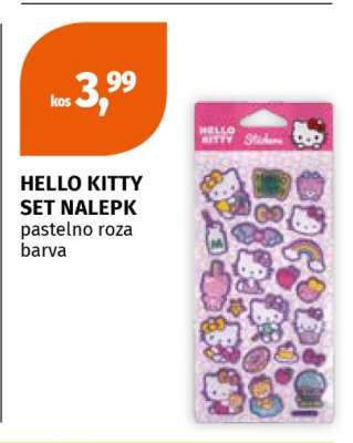 HELLO KITTY SET NALEPK