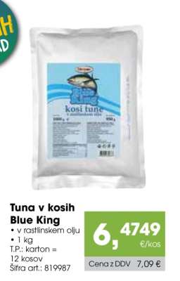 Tuna v kosih Blue King